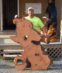Wood Slabs for Rustic Furniture - Chainsaw Carved Wood Signs